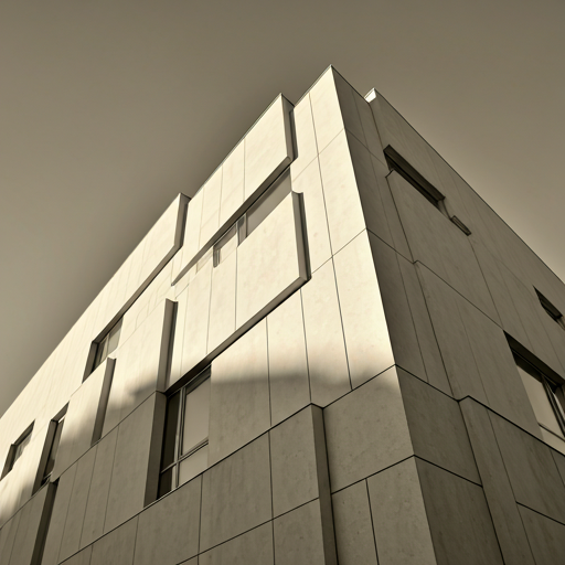 monolithic architectural building